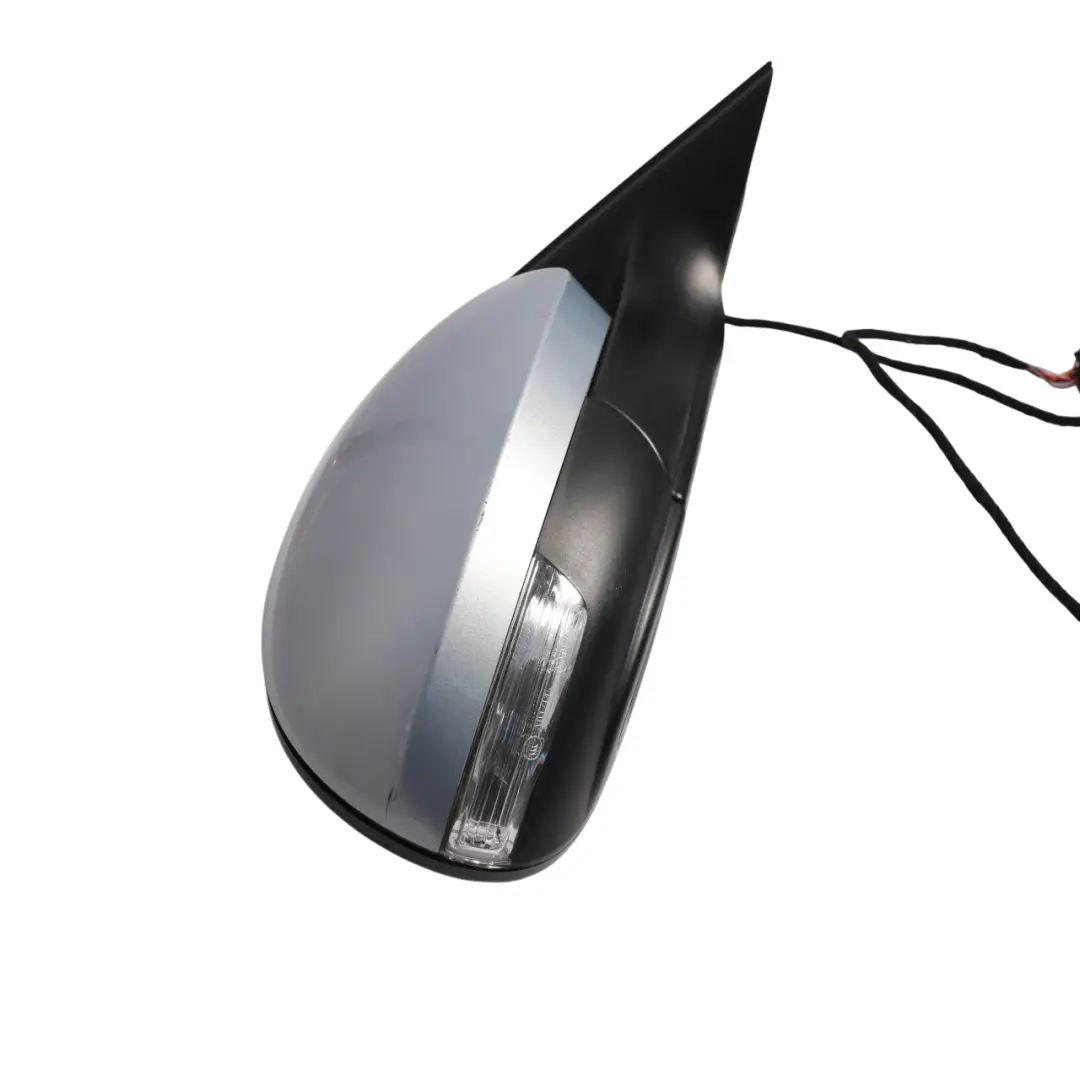 Skoda Yeti 5L Side View Wing Mirror Electric Heated Right O/S Aqua Blue - F8K - SKU RHD-5L2857508B-AQG - Part number 5L2857508B