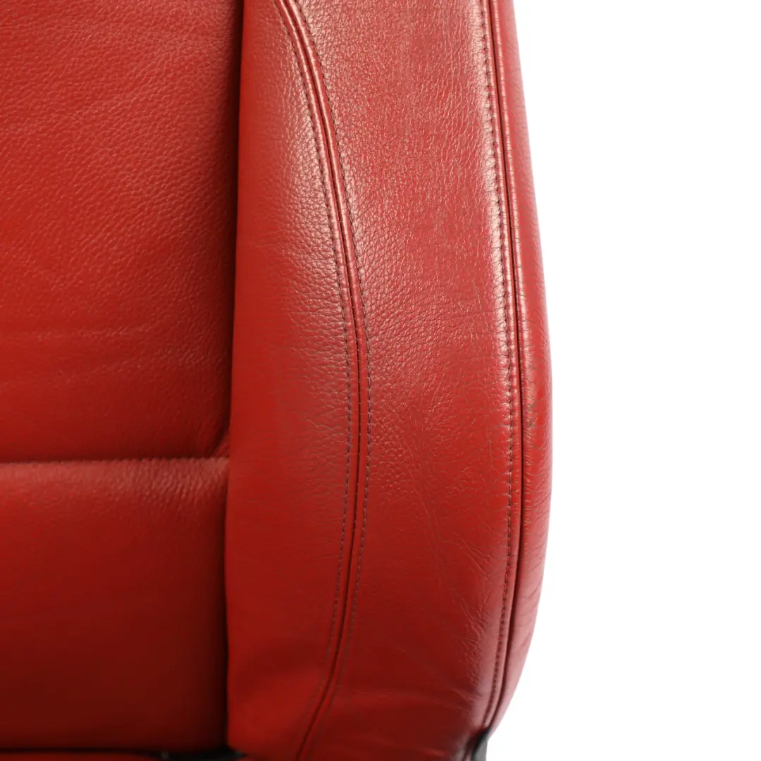 BMW E92 Front Seat M Sport Left N/S Red Leather Dakota Korall Red Memory Lumbar - SKU RHD-6978879-1 - Part number 6978879