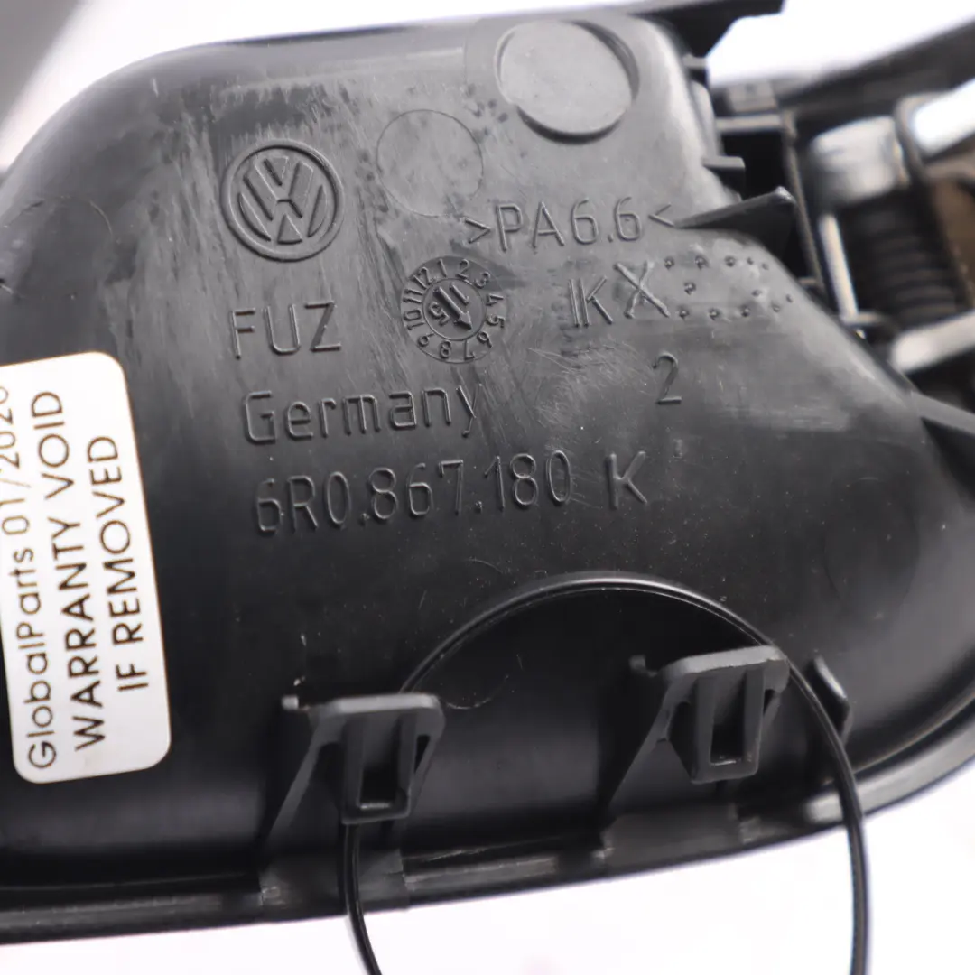 Mk5 6R Door Card Interior Handle Grab Front Right O/S to Volkswagen Polo with Part number 6R0867180K Volkswagen Polo Mk5 6R Door Card Interior Handle Grab Front Right O/S - SKU RHD-6R0867180K - Part number 6R0867180K