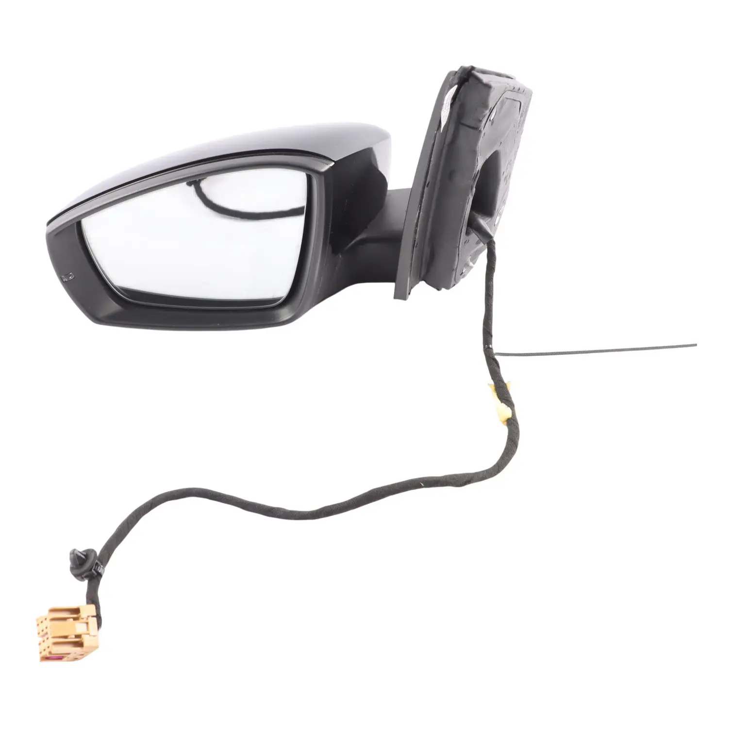 Volkswagen Polo 6R Side Mirror Deep Black Pearl Effect Left N/S 6R2857507D