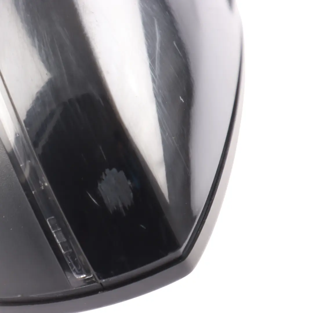 Volkswagen Polo 6R Side Mirror Deep Black Pearl Effect Left N/S - SKU RHD-6R2857507D-DBL - Part number 6R2857507D