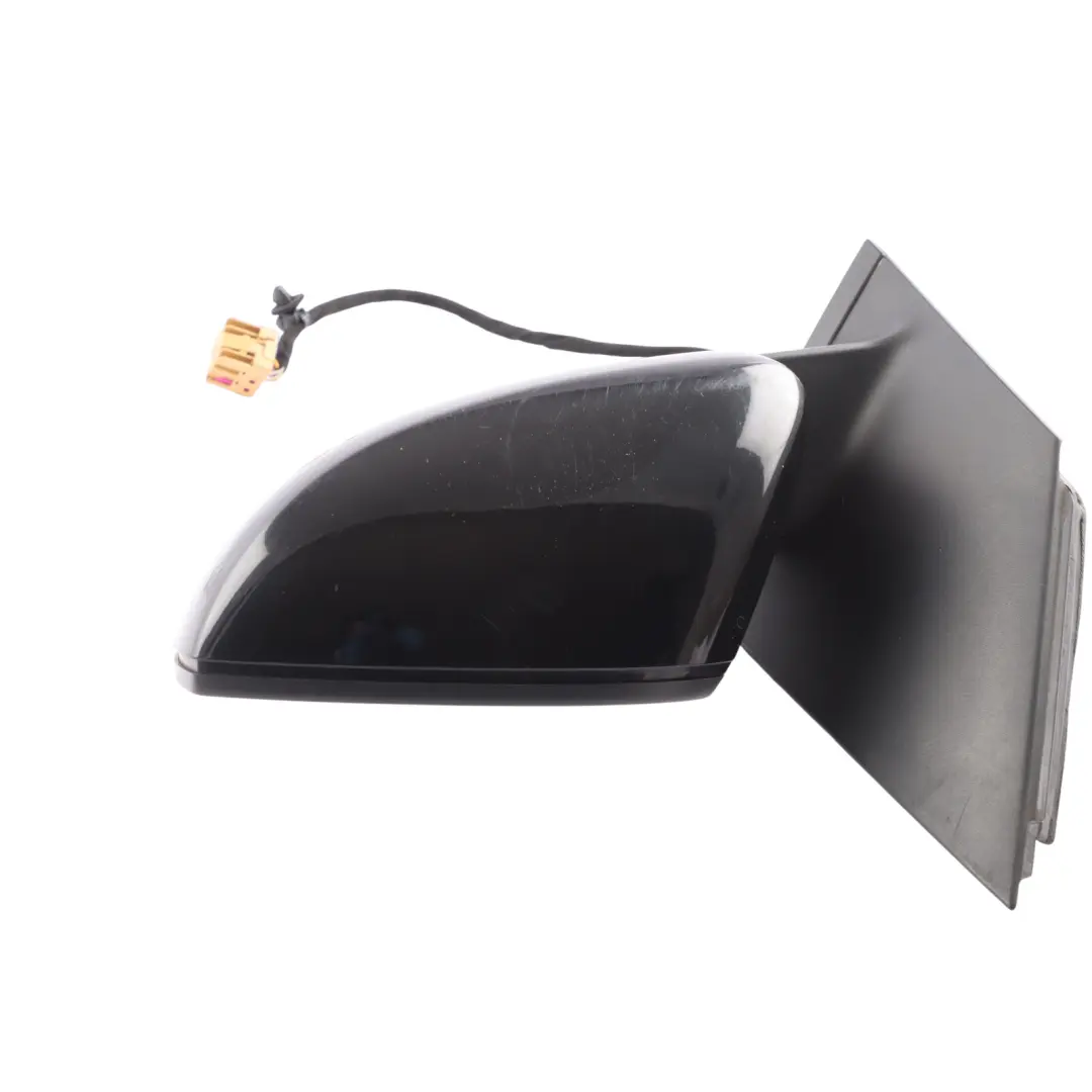 Volkswagen Polo 6R Side Mirror Deep Black Pearl Effect Left N/S - SKU RHD-6R2857507D-DBL - Part number 6R2857507D