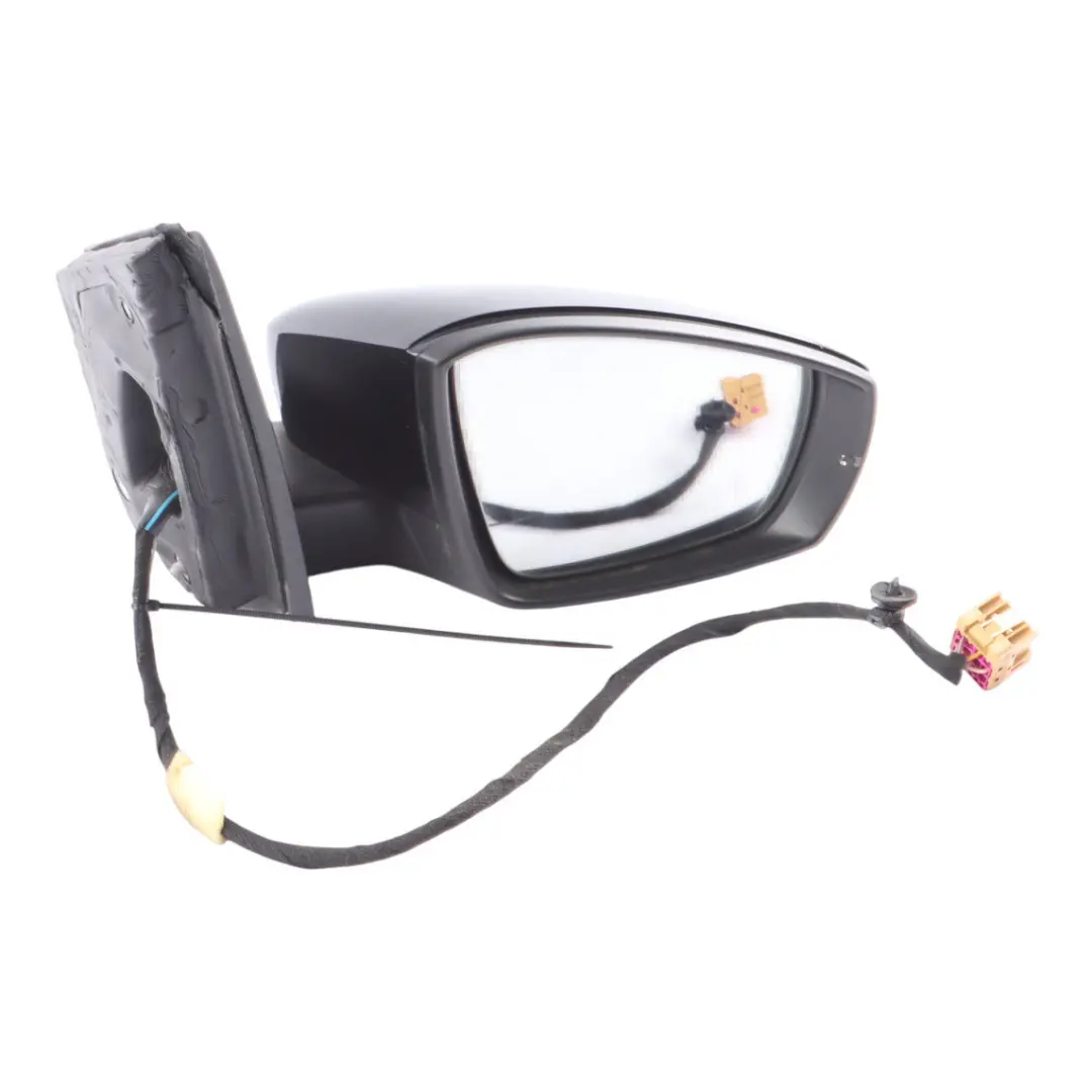 Side Wing Mirror Right O/S Deep Black Pearl to Volkswagen Polo 6R with Part number 6R2857508D Volkswagen Polo 6R Side Wing Mirror Right O/S Deep Black Pearl - SKU RHD-6R2857508D-DBL - Part number 6R2857508D