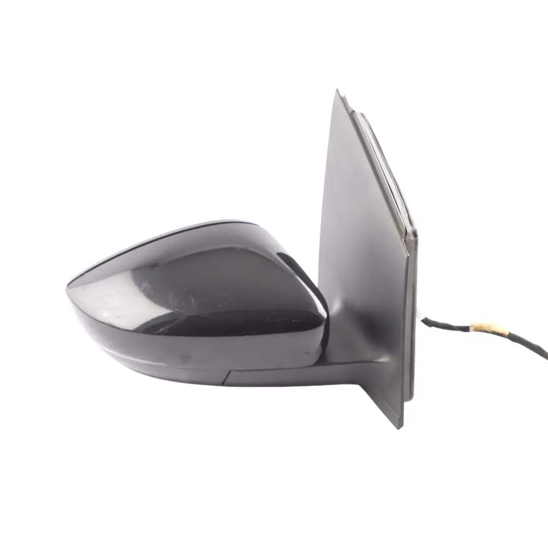 Volkswagen Polo 6R Side Wing Mirror Right O/S Deep Black Pearl - SKU RHD-6R2857508D-DBL - Part number 6R2857508D