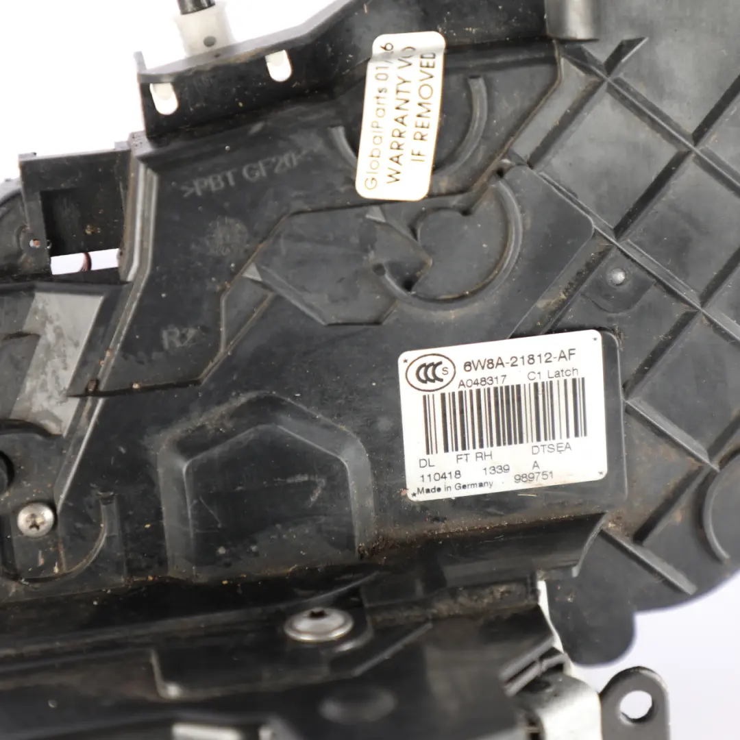 Range Rover Evoque L538 Door Lock Latch Mechanism Front Right O/S - SKU RHD-6W8A-21812-AF - Part number 6W8A-21812-AF