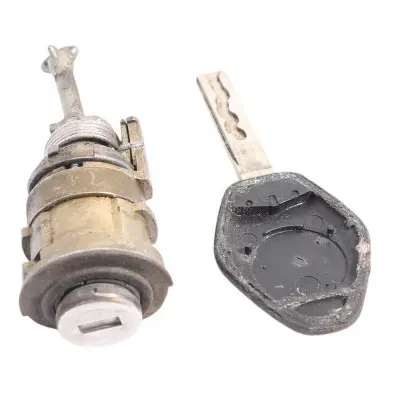BMW Z4 E85 E86 Door Lock Catch Cylinder + Key Front Right O/S Set - SKU RHD-7114962-1 - Part number 7114962