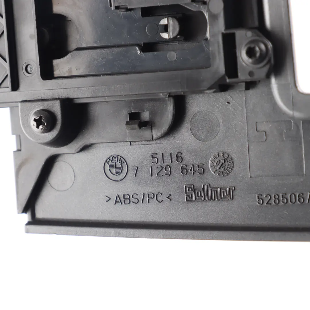 BMW 5 Series E60 E61 Decor Panel Centre Console Cover Titan II Dunkel 7129645 - SKU rhd-7130177 - Part number 7130177