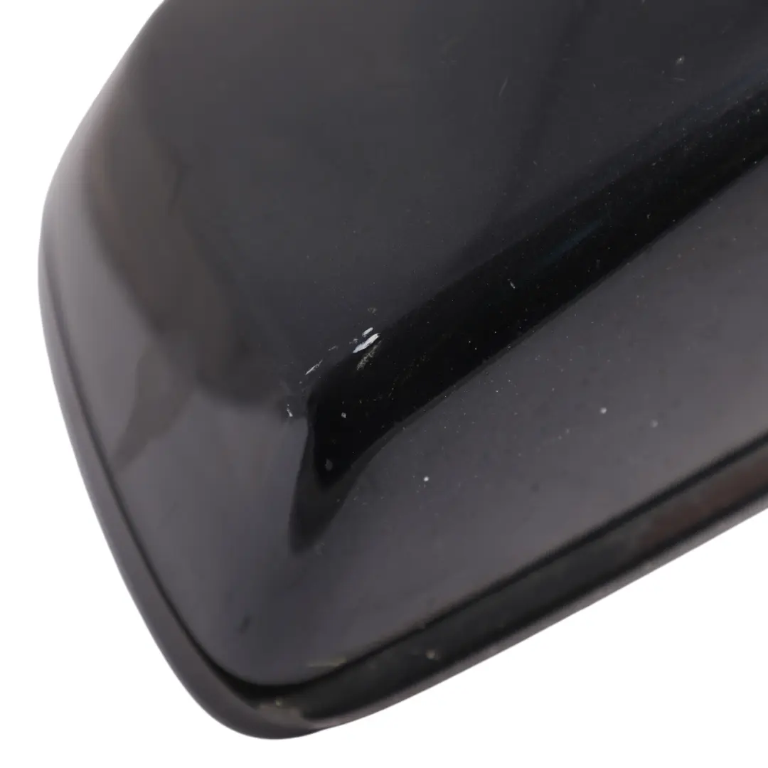 BMW E60 E61 LCI Wing Mirror M Sport Right O/S High Gloss Carbonschwarz Black 416 - SKU RHD-7189634-CAR2 - Part number 7189634