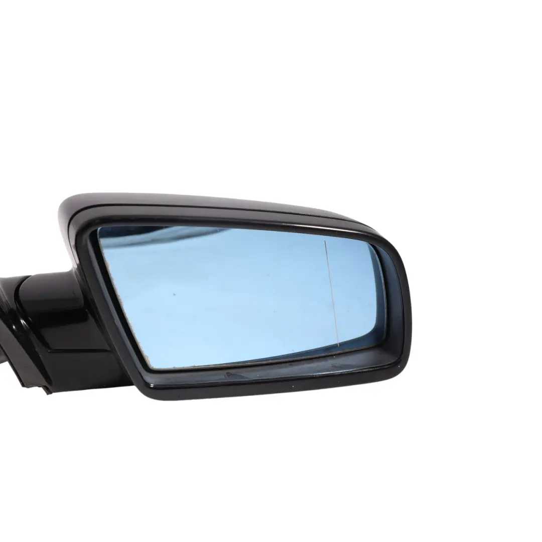 Wing Mirror M Sport Right O/S High Gloss Carbonschwarz Black 416 to BMW E60 E61 LCI with Part number 7189634 BMW E60 E61 LCI Wing Mirror M Sport Right O/S High Gloss Carbonschwarz Black 416 - SKU RHD-7189634-CAR2 - Part number 7189634