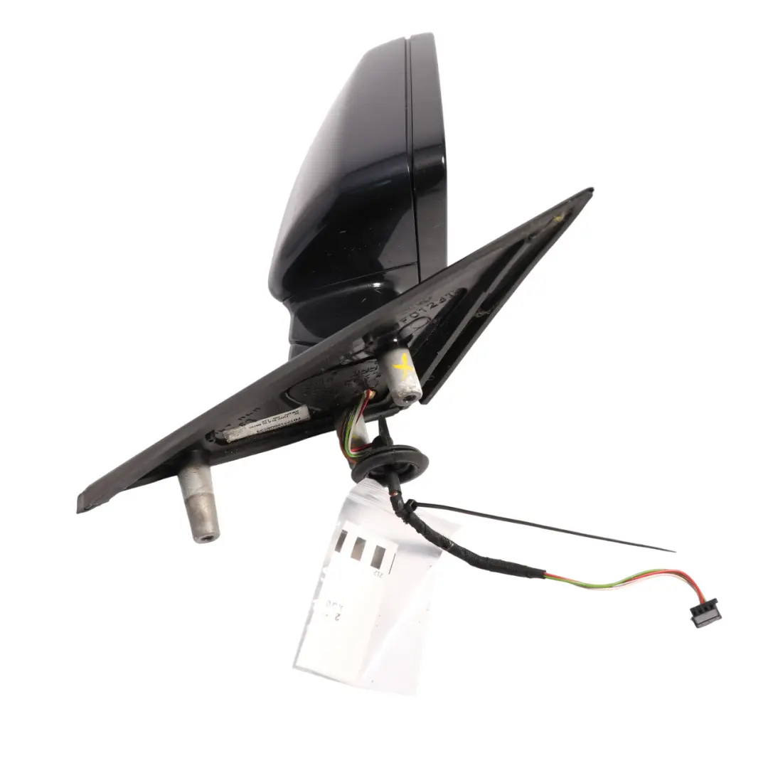 Wing Mirror M Sport Right O/S High Gloss Carbonschwarz Black 416 to BMW E60 E61 LCI with Part number 7189634 BMW E60 E61 LCI Wing Mirror M Sport Right O/S High Gloss Carbonschwarz Black 416 - SKU RHD-7189634-CAR2 - Part number 7189634