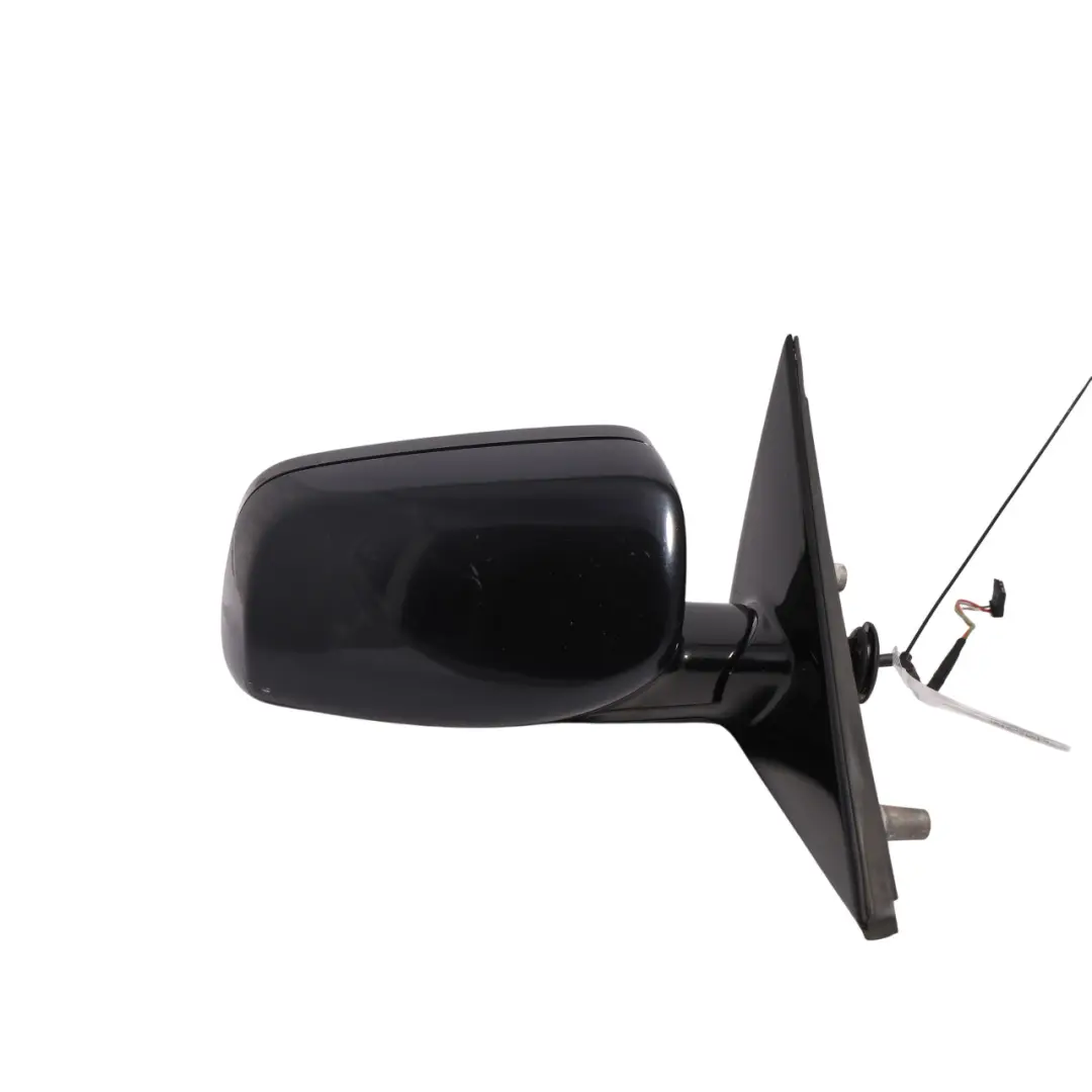Wing Mirror M Sport Right O/S High Gloss Carbonschwarz Black 416 to BMW E60 E61 LCI with Part number 7189634 BMW E60 E61 LCI Wing Mirror M Sport Right O/S High Gloss Carbonschwarz Black 416 - SKU RHD-7189634-CAR2 - Part number 7189634