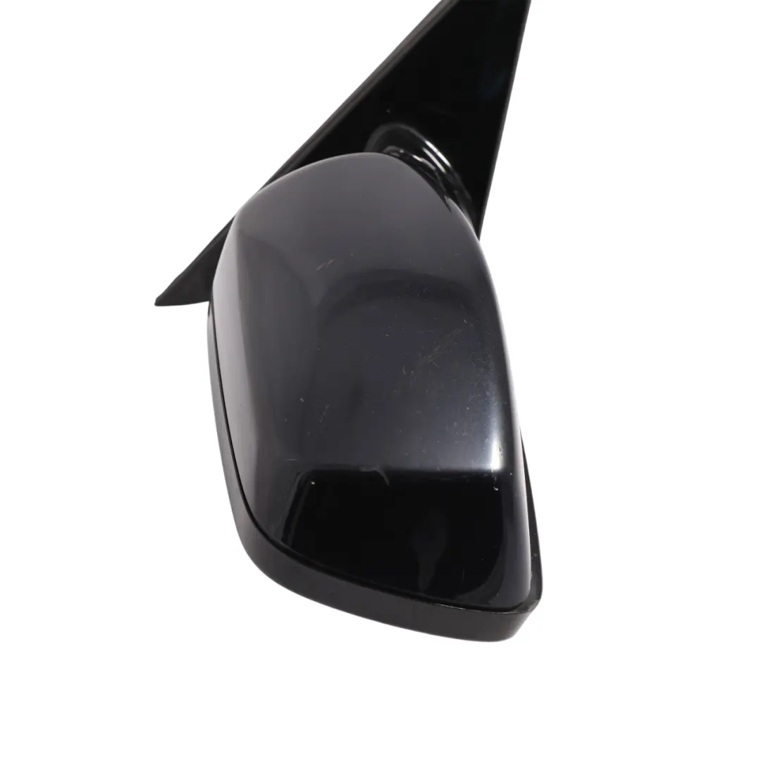 Wing Mirror M Sport Right O/S High Gloss Carbonschwarz Black 416 to BMW E60 E61 LCI with Part number 7189634 BMW E60 E61 LCI Wing Mirror M Sport Right O/S High Gloss Carbonschwarz Black 416 - SKU RHD-7189634-CAR2 - Part number 7189634
