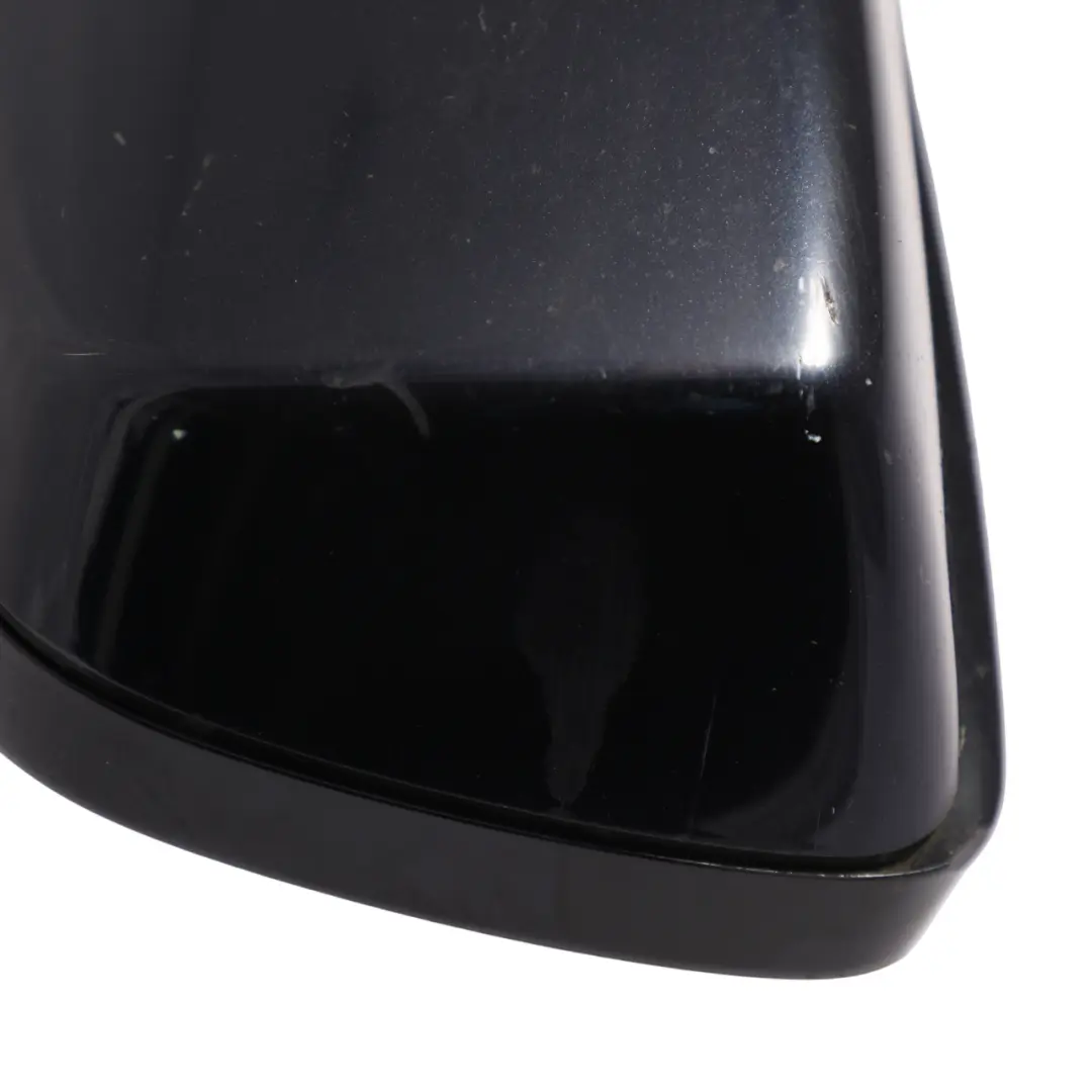 Wing Mirror M Sport Right O/S High Gloss Carbonschwarz Black 416 to BMW E60 E61 LCI with Part number 7189634 BMW E60 E61 LCI Wing Mirror M Sport Right O/S High Gloss Carbonschwarz Black 416 - SKU RHD-7189634-CAR2 - Part number 7189634