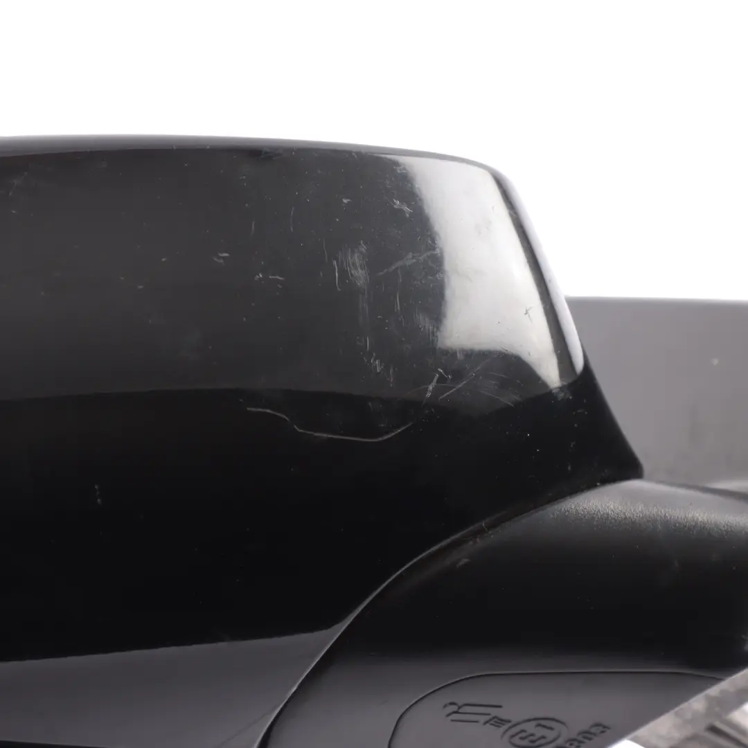 BMW E87 Wing Mirror Right O/S Heated Power Fold Black Sapphire Metallic - 475 - SKU RHD-7189870-BS - Part number 7189870