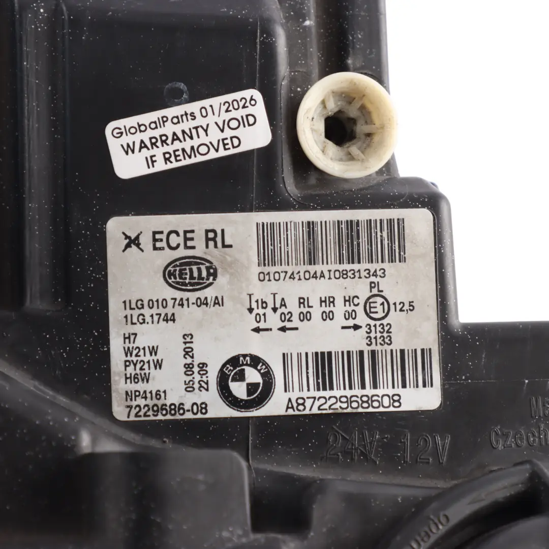 BMW F20 F21 Headlight Headlamp Light Lamp Front Right O/S - SKU RHD-7229686-2 - Part number 7229686