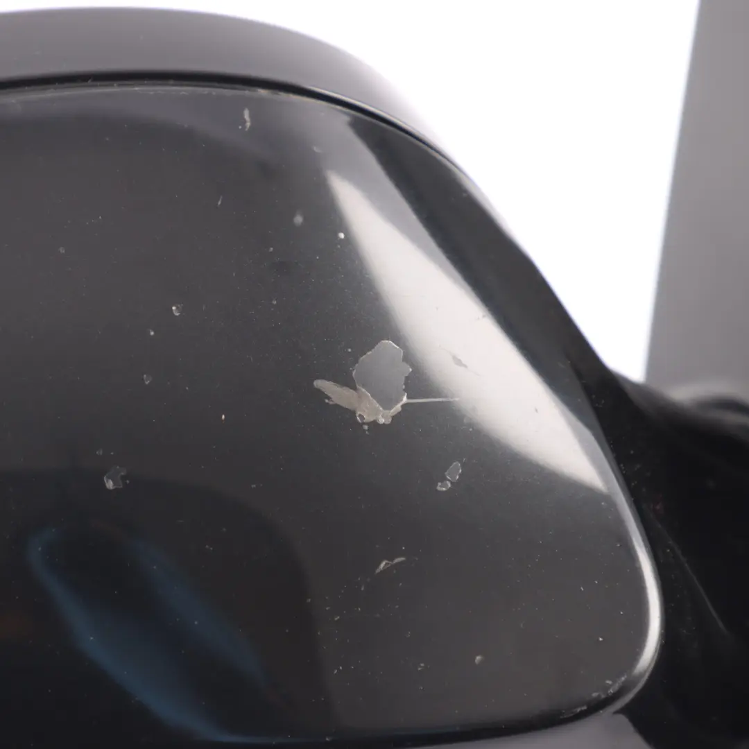 BMW E87 1 M Wing Mirror Power Fold High Gloss Black Sapphire Right O/S - SKU RHD-7234232-BS - Part number 7234232
