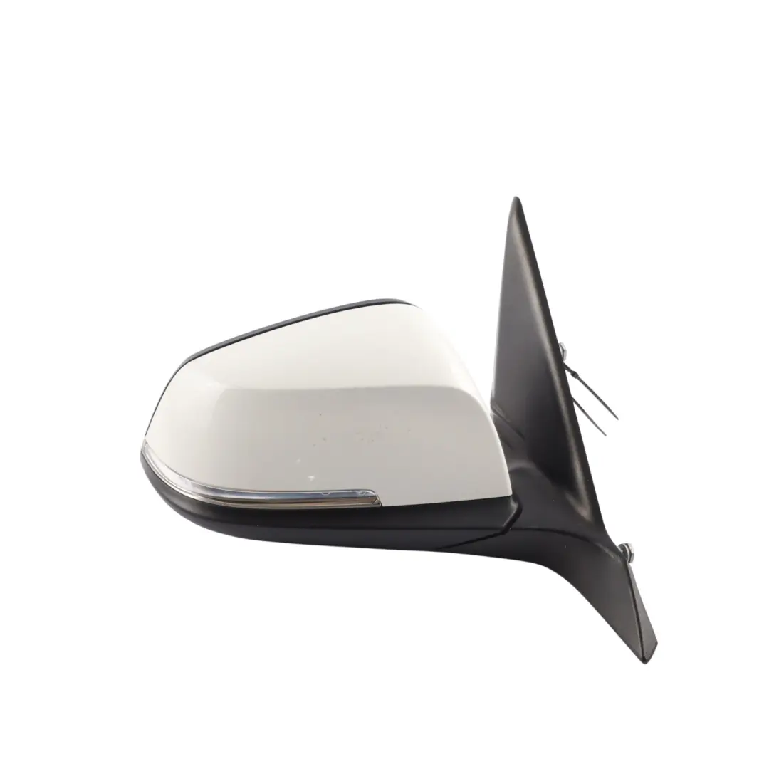 BMW F20 Wing Mirror Heated Right O/S Outside 6 Pins Alpinweiss White 300 - SKU RHD-7242704-AW2 - Part number 7242704