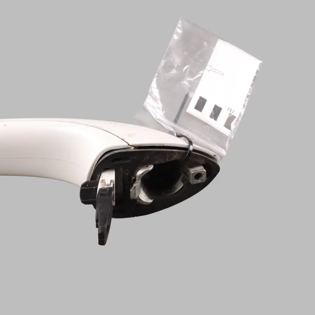 BMW F01 F02 F10 Door Grab Handle Keyless Rear Right O/S Alpinweiss 3 - 300 - SKU RHD-7249980-AW - Part number 7249980
