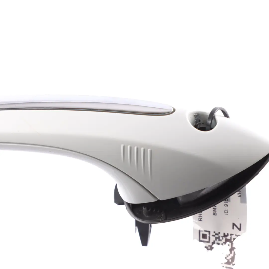 BMW F01 F02 F10 Door Handle Keyless Front Right O/S Mineral White Metallic A96 - SKU RHD-7249982-MW - Part number 7249982