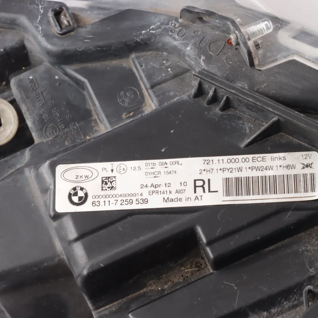  Headlamp BMW F30 F31 Headlight Light Lamp Front Left N/S - SKU RHD-7259539-2 - Part number 7259539