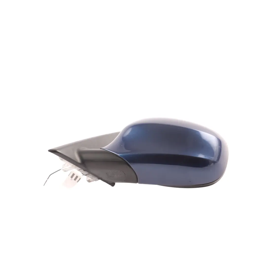 Heated Left Wing Mirror N/S Tiefseeblau Deep Sea Blue to BMW E90 E91 LCI with Part number 7268263 BMW E90 E91 LCI Heated Left Wing Mirror N/S Tiefseeblau Deep Sea Blue - SKU rhd-7268263-DSB1 - Part number 7268263