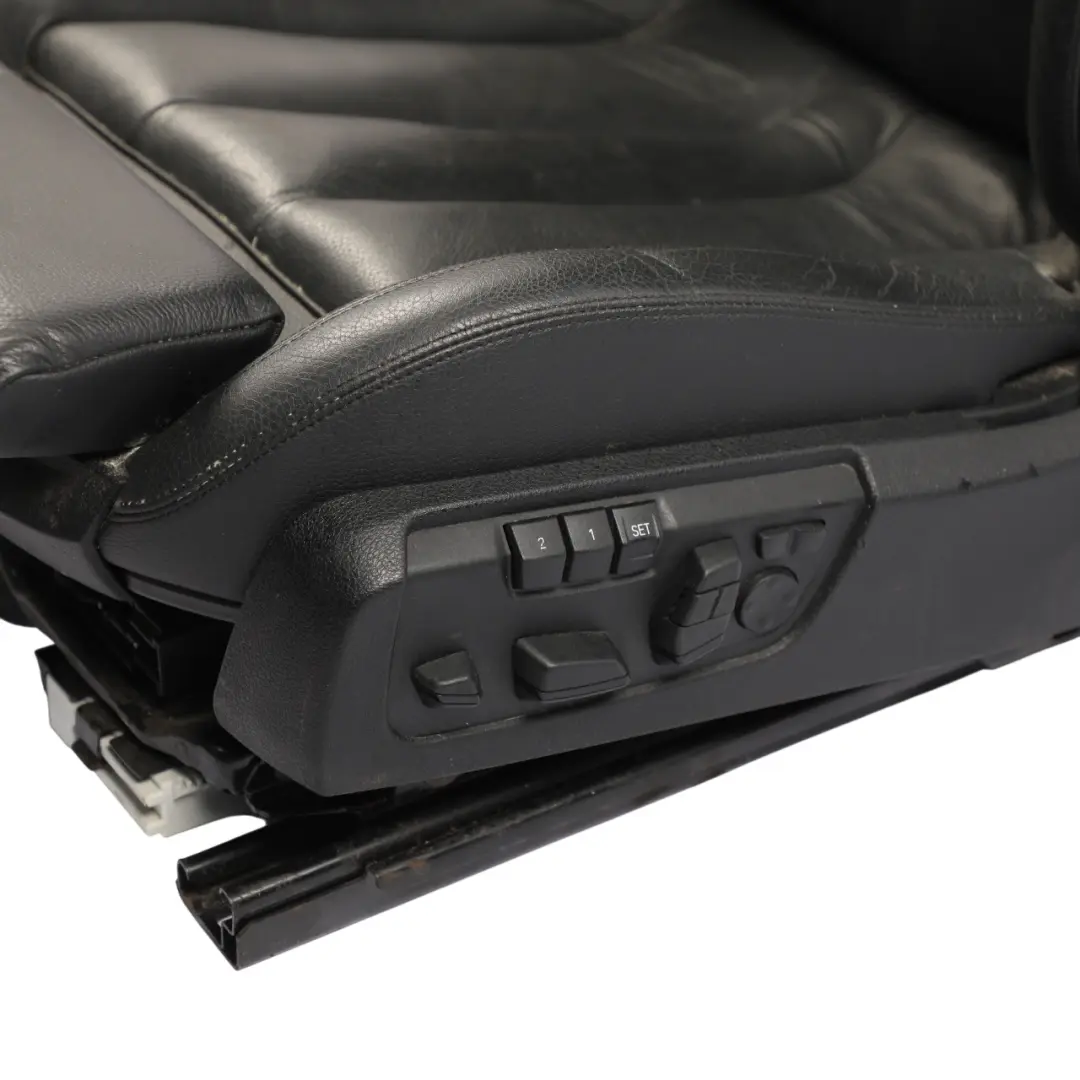 BMW F06 F12 F13 Front Comfort Seat Heated Memory Leather Dakota Black Left N/S - SKU RHD-7280623 - Part number 7280623