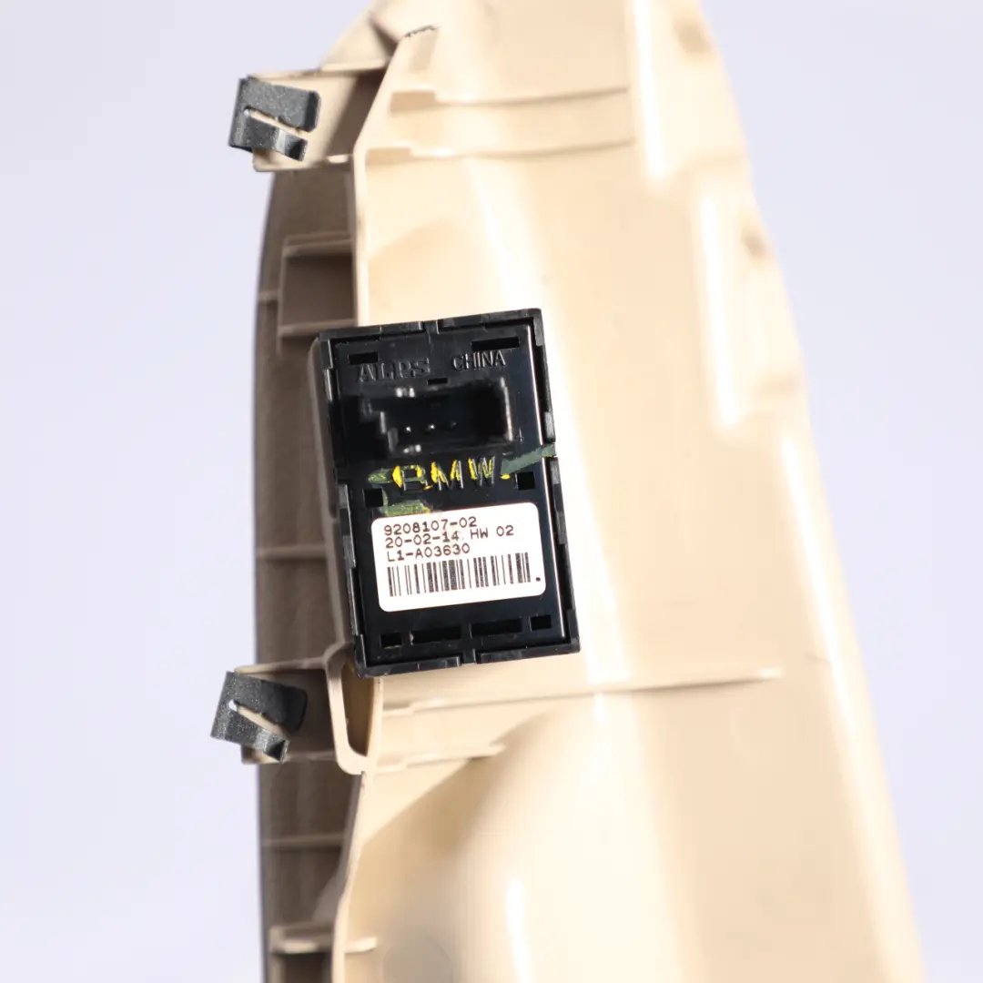 Door Trim Front Left N/S Window Lifter Switch Cover Beige to BMW X5 F15 with Part number 7292309 BMW X5 F15 Door Trim Front Left N/S Window Lifter Switch Cover Beige - SKU RHD-7292309 - Part number 7292309