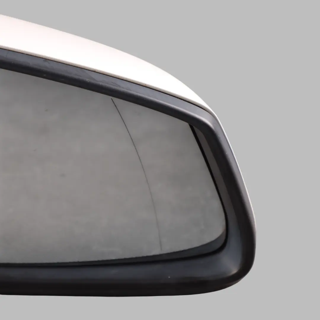 BMW F10 F11 Wing Mirror Side Right O/S Door Heated High Gloss Alpinweiss 3 - 300 - SKU RHD-7321822-AW - Part number 7321822