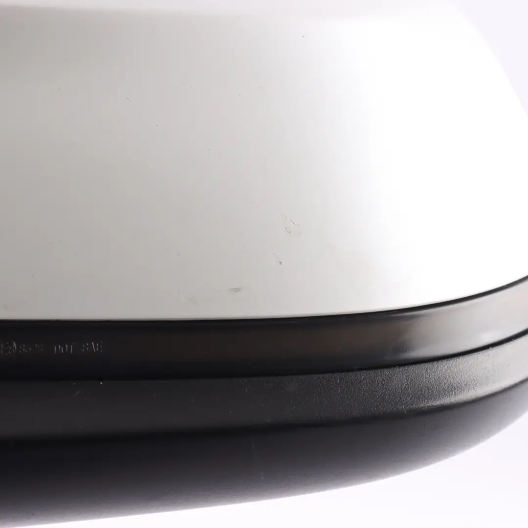  Wing Mirror BMW F30 F31 Heated Door Left N/S 6 Pins Mineral White Metallic - A96 - SKU RHD-7345655-MW - Part number 7345655