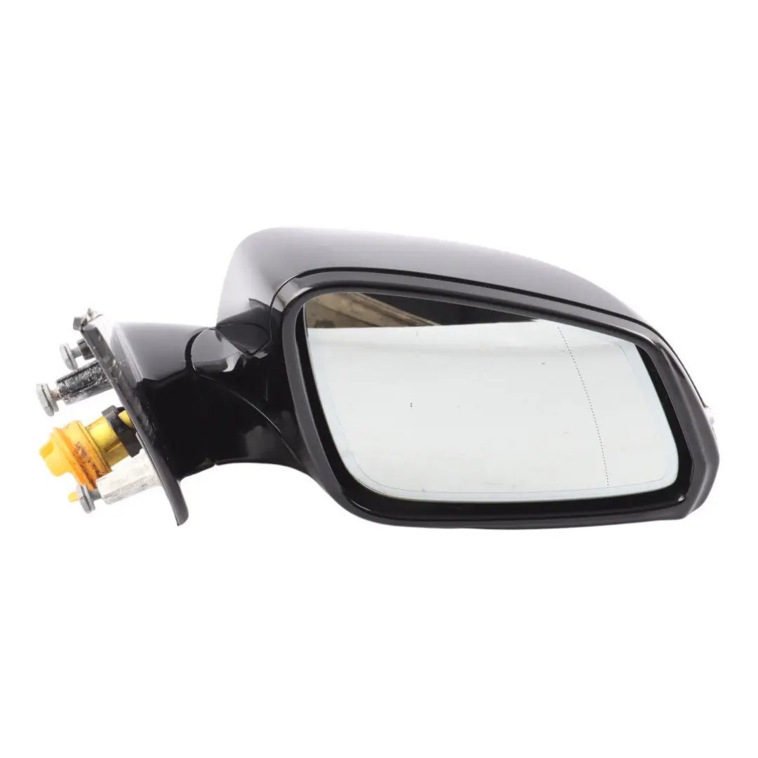 BMW F10 LCI Wing Mirror Heated Door Auto Dip Right O/S Glacier Schwarz 2 - 668 - SKU RHD-7350690-SCH - Part number 7350690