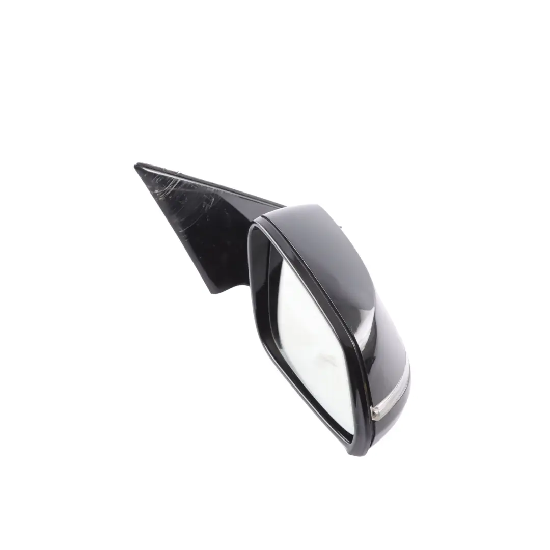 Wing Mirror Heated Door Auto Dip Right O/S Glacier Schwarz 2 - 668 to BMW F10 LCI with Part number 7350690 BMW F10 LCI Wing Mirror Heated Door Auto Dip Right O/S Glacier Schwarz 2 - 668 - SKU RHD-7350690-SCH - Part number 7350690