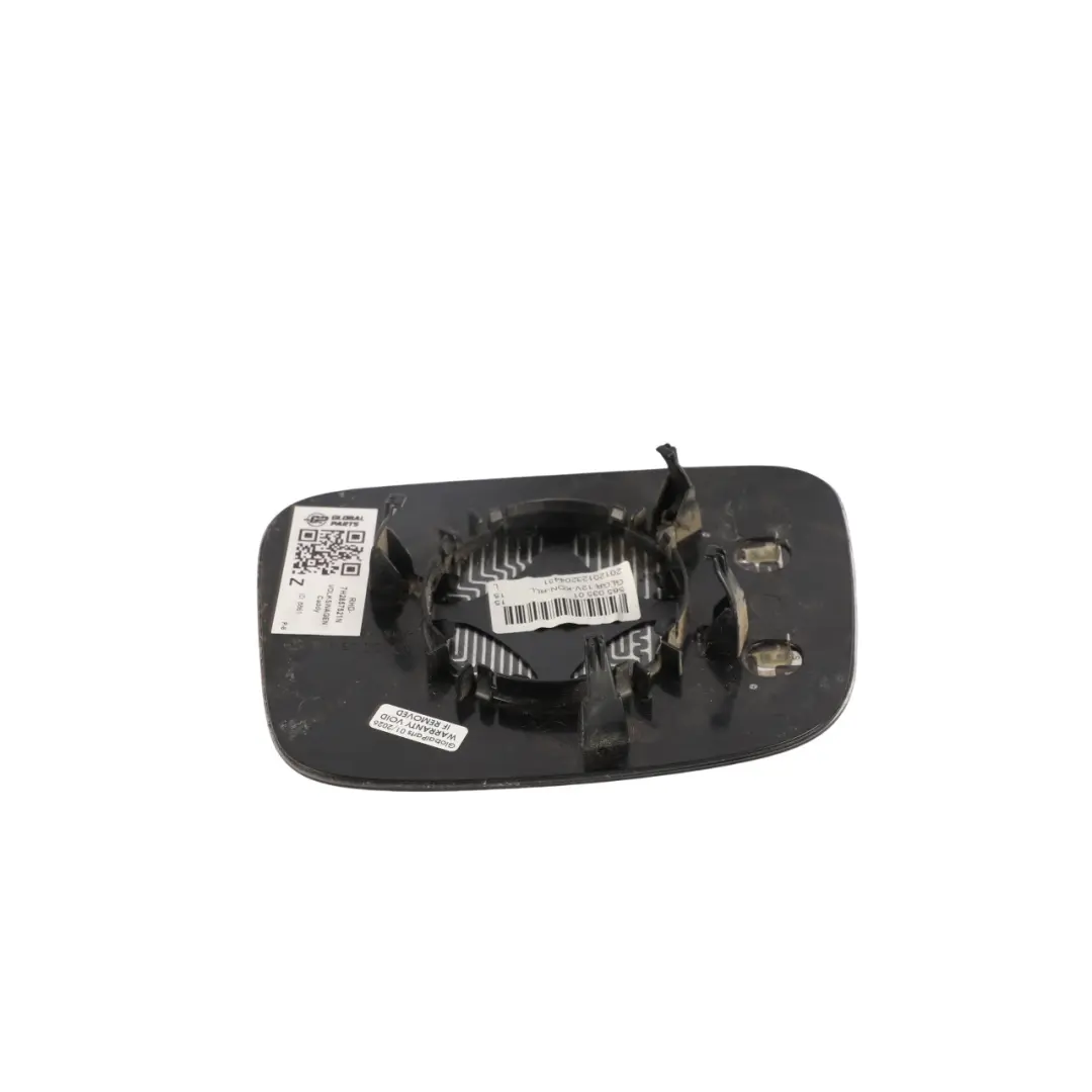 Volkswagen Caddy Maxi 2K Left N/S Mirror Glass - SKU RHD-7H2857521N - Part number 7H2857521N