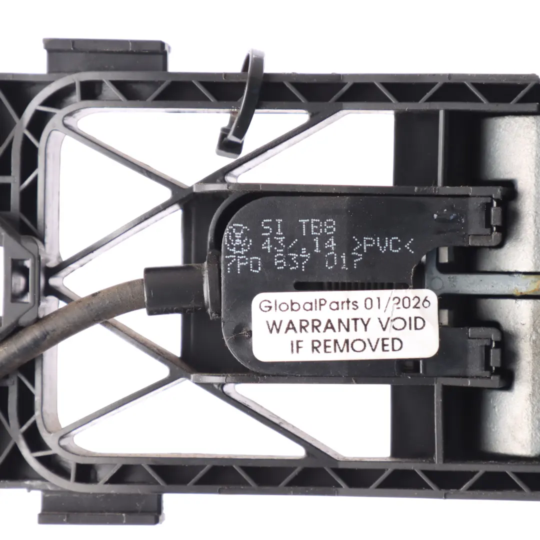 Volkswagen Touareg 7P Exterior Door Handle Mount Bracket Support - SKU RHD-7P0837017 - Part number 7P0837017