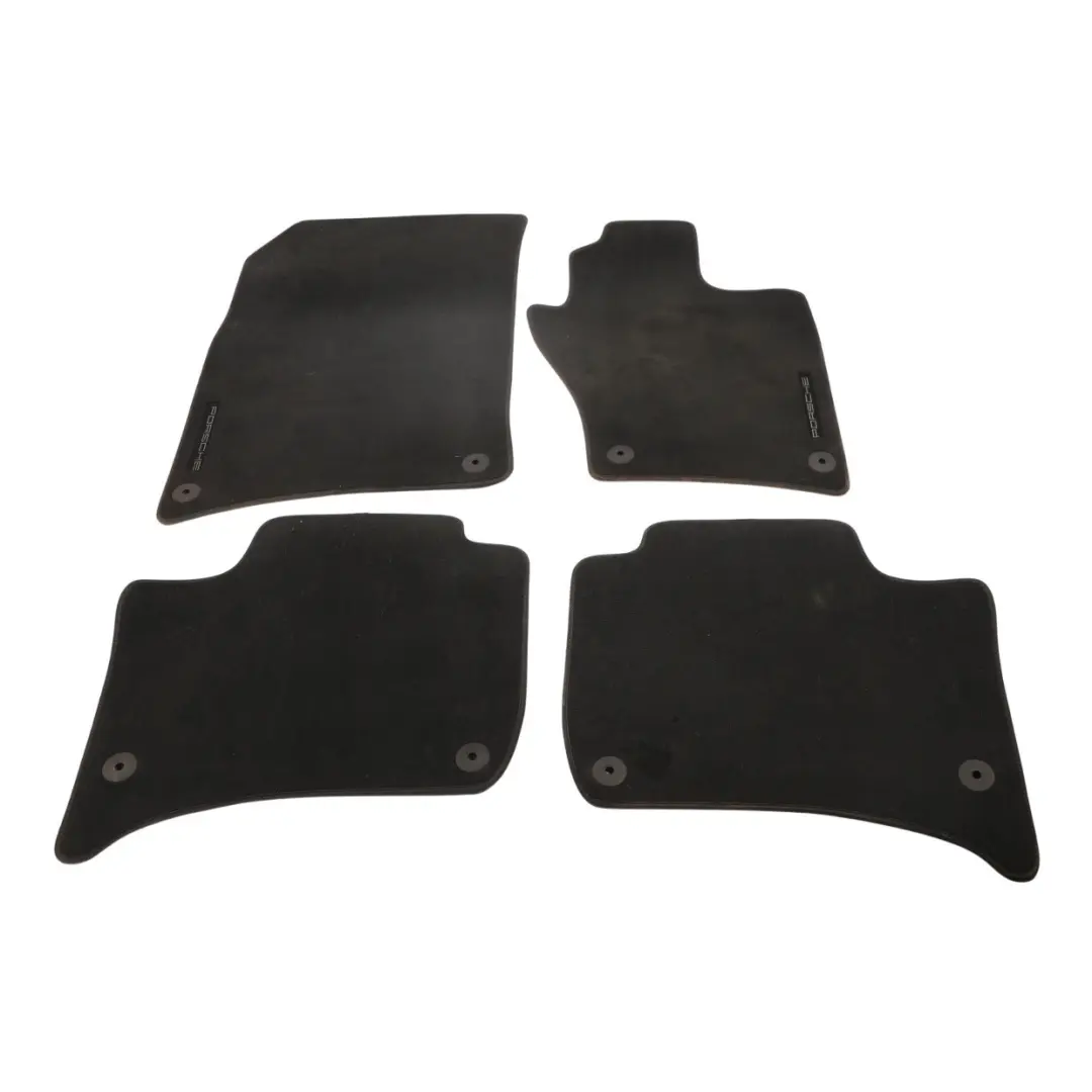 Interior Floor Mats Covers Black Set X2 to Porsche Cayenne 92A with Part number 7P5863011E Porsche Cayenne 92A Interior Floor Mats Covers Black Set X2 - SKU RHD-7P5863011E - Part number 7P5863011E