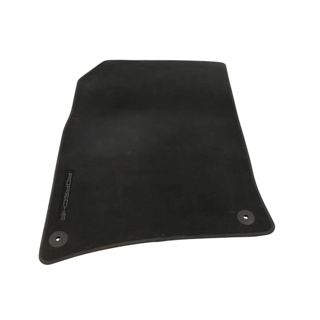 Porsche Cayenne 92A Interior Floor Mats Covers Black Set X2 - SKU RHD-7P5863011E - Part number 7P5863011E