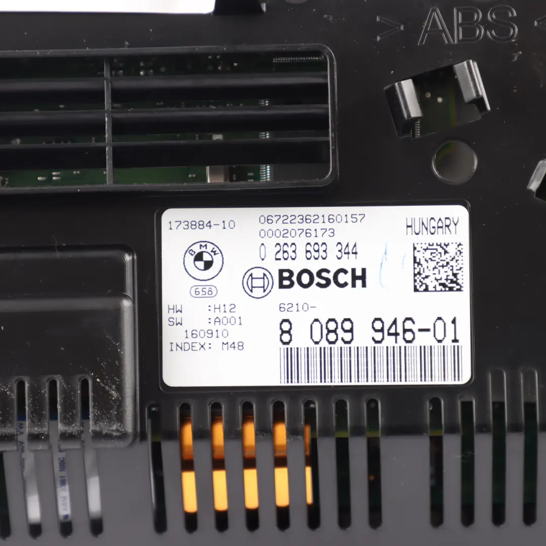 BMW F10 M5 F12 F13 M6 S63N Instruments Cluster Clocks MPH Automatic - SKU RHD-8089946 - Part number 8089946