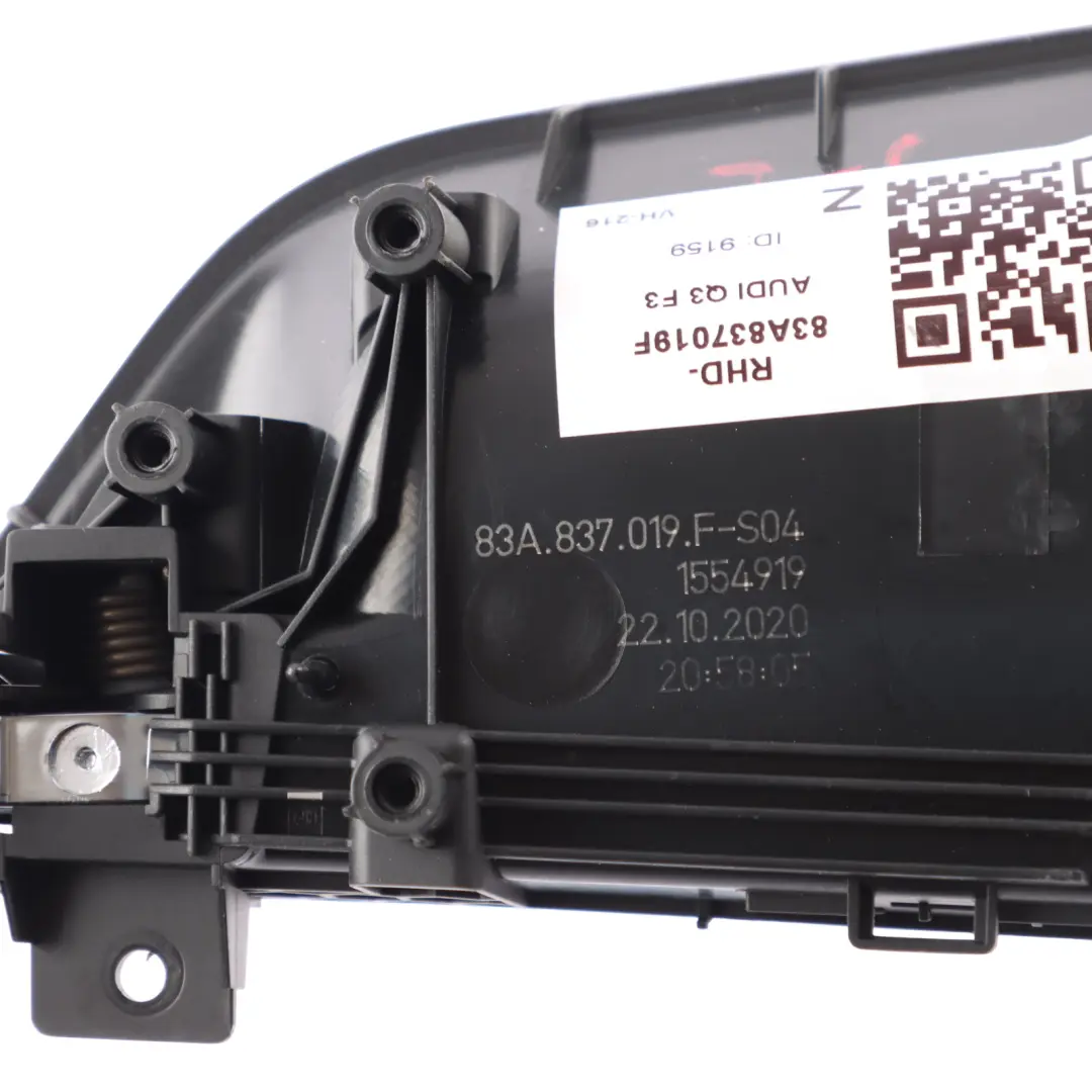Audi Q3 F3 Puerta Apertura Interior Delantero Trasero Izquierdo - SKU 83A837019G - Número de pieza 83A837019F