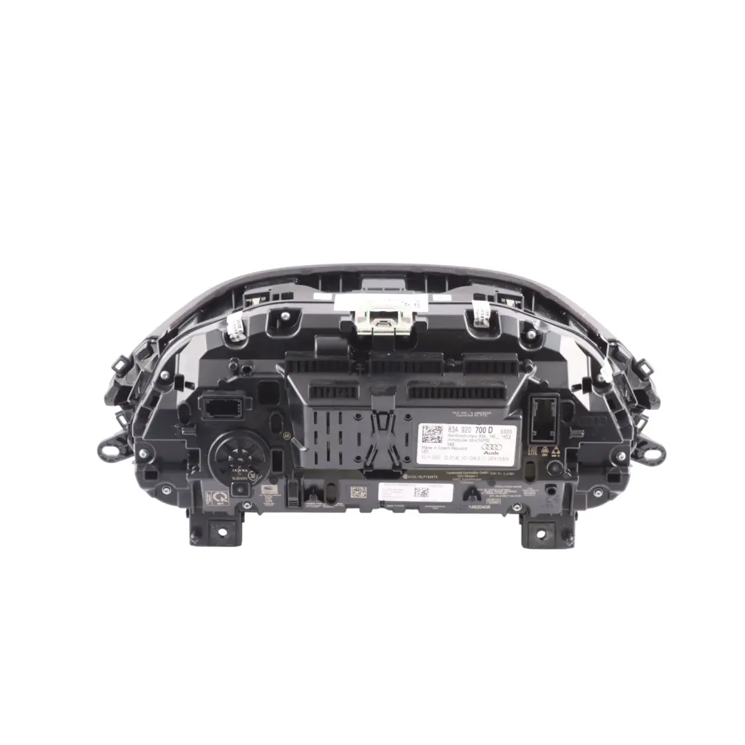 Audi Q3 RSQ3 F3 Virtual Instrument Cluster Clocks Automatic Diesel - SKU 83A920700A - Part number 83A920700A