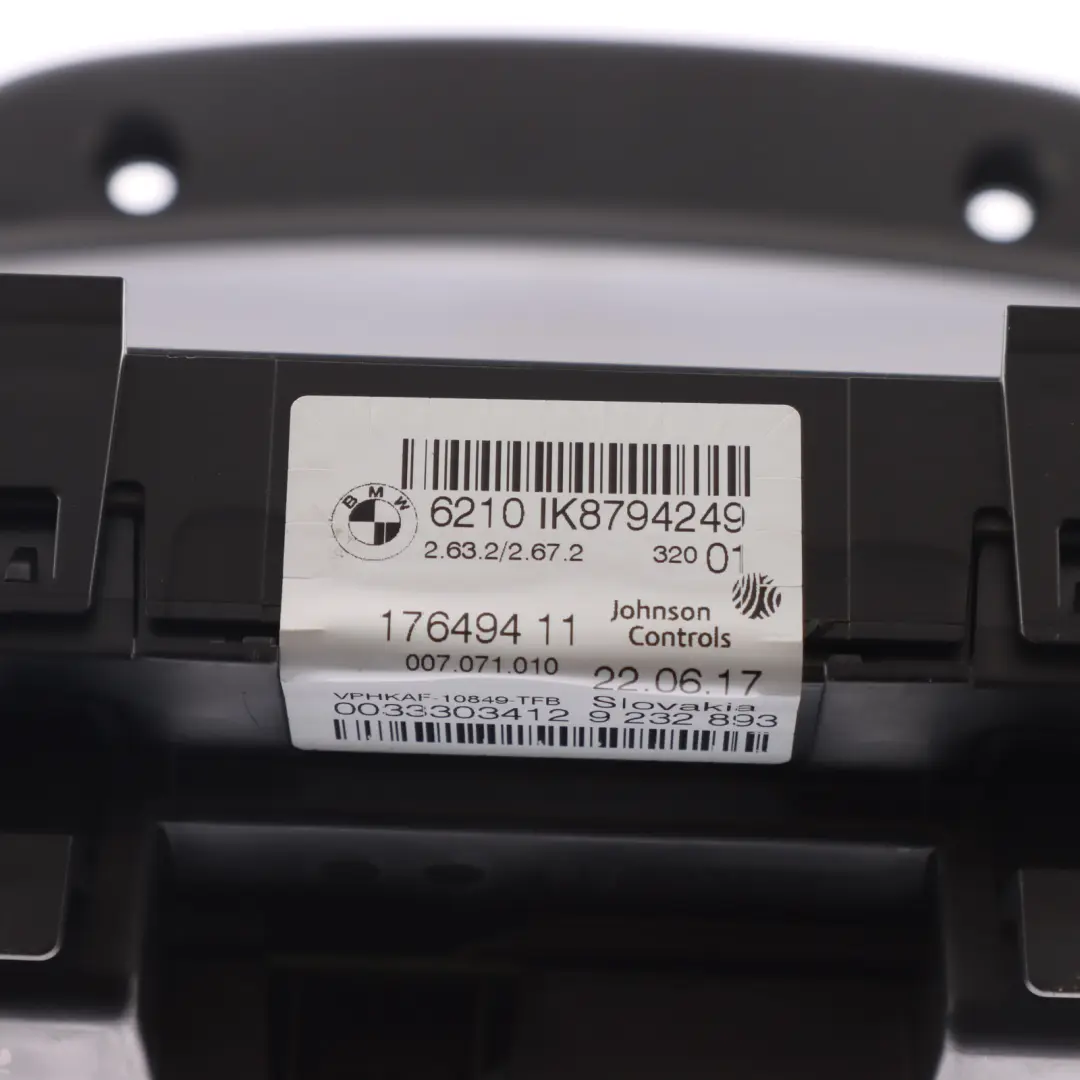 BMW F30 F31 F32 Petrol Instrument Cluster Speedometer Clocks Automatic 8794249 - SKU RHD-8718266-3 - Part number 8718266