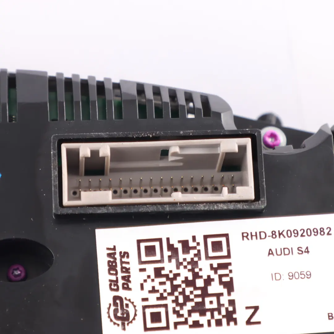Instrument Cluster Speedometer Clocks Diesel Manual to Audi A4 B8 with Part number 8K0920982 Audi A4 B8 Instrument Cluster Speedometer Clocks Diesel Manual - SKU RHD-8K0920982 - Part number 8K0920982