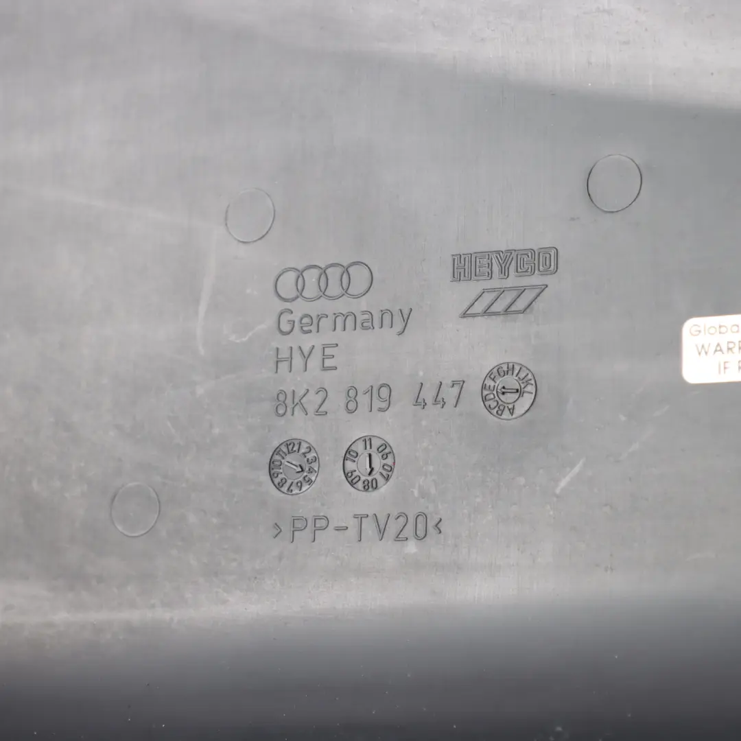 Audi A4 B8 A5 8T Scuttle Panel Trim Air Intake Cover Front Left N/S - SKU RHD-8K2819447E - Part number 8K2819447E