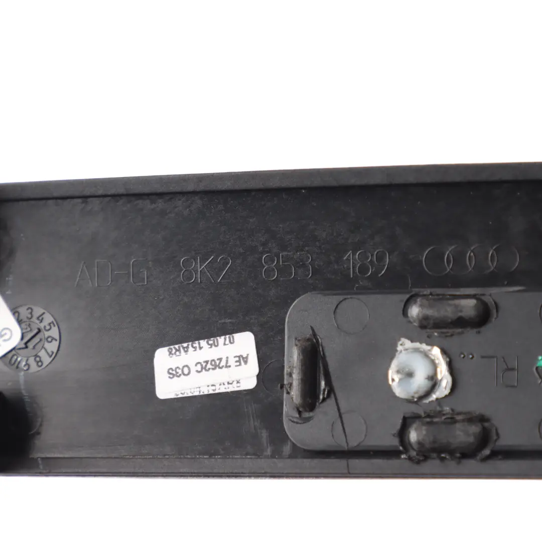 Dashboard Trim Strip Cover Panel Left N/S to Audi A4 B8 Quattro with Part number 8K2853189AE Audi A4 B8 Quattro Dashboard Trim Strip Cover Panel Left N/S - SKU RHD-8K2853189AE - Part number 8K2853189AE