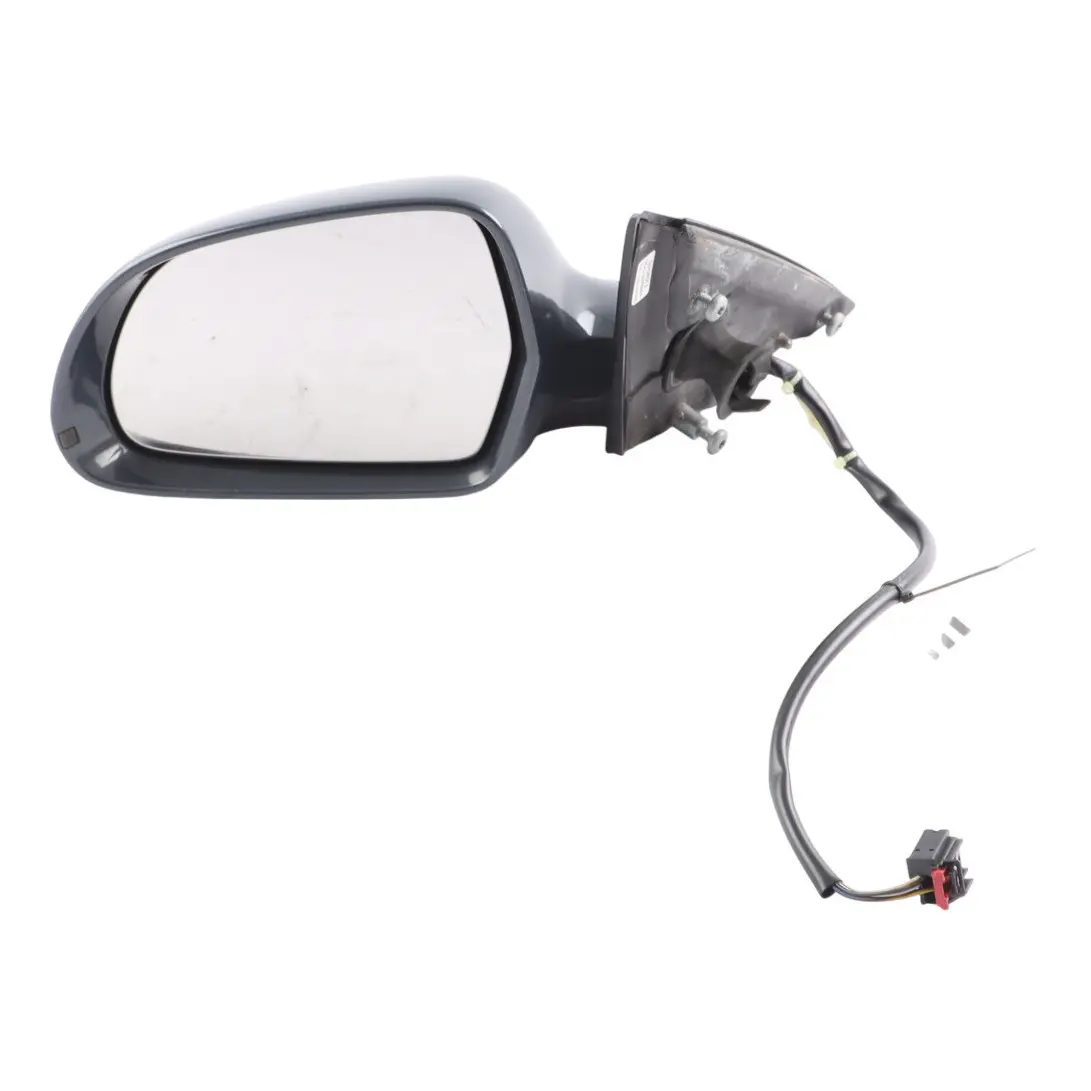 Audi A4 B8 Wing Mirror Door Left N/S Meteor Grey Pearl Metallic Z7H 8K2857409D