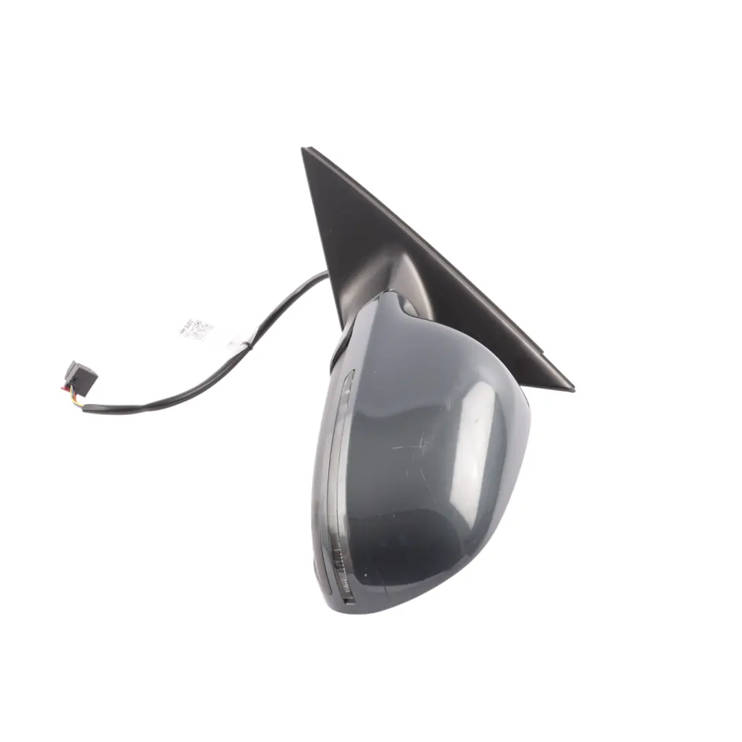 Audi A4 B8 Wing Mirror Door Left N/S Meteor Grey Pearl Metallic Z7H - SKU RHD-8K2857409D-MGR - Part number 8K2857409D
