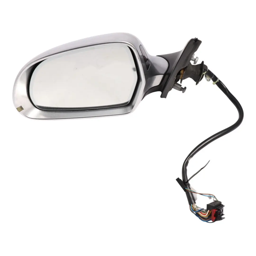 Door Wing Mirror Left N/S Memory Electric Aluminium Cover to Audi A4 S4 B8 with Part number 8K2857409G Audi A4 S4 B8 Door Wing Mirror Left N/S Memory Electric Aluminium Cover - SKU RHD-8K2857409G-ALU - Part number 8K2857409G
