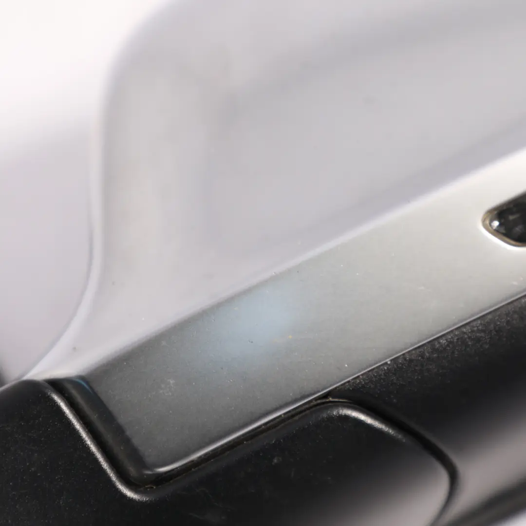 Audi A4 S4 B8 Door Wing Mirror Left N/S Memory Electric Aluminium Cover - SKU RHD-8K2857409G-ALU - Part number 8K2857409G