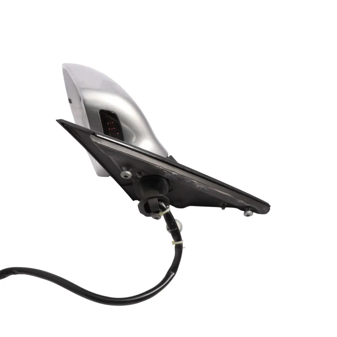 Audi A4 S4 B8 Door Wing Mirror Left N/S Memory Electric Aluminium Cover - SKU RHD-8K2857409G-ALU - Part number 8K2857409G