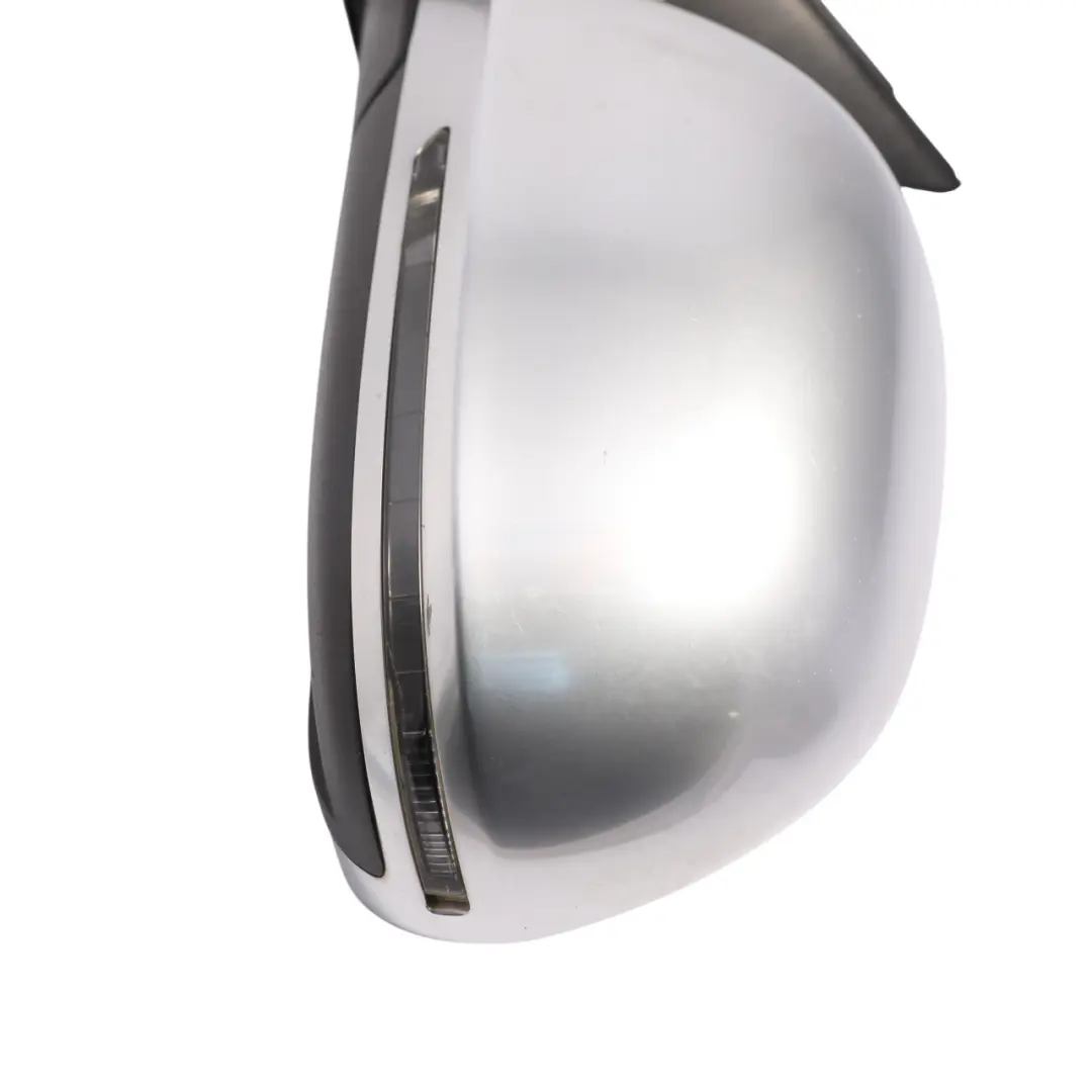 Audi A4 S4 B8 Door Wing Mirror Left N/S Memory Electric Aluminium Cover - SKU RHD-8K2857409G-ALU - Part number 8K2857409G