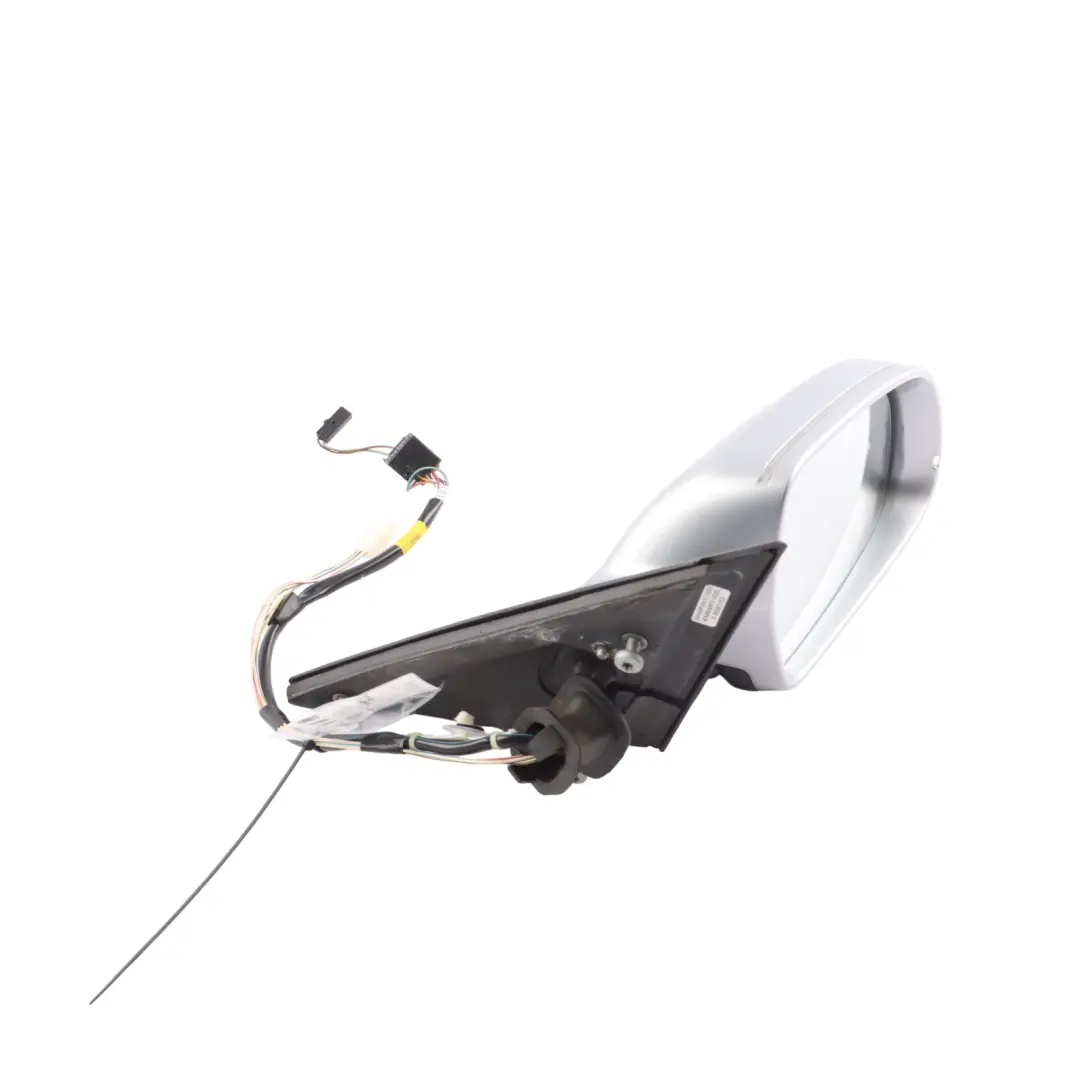 Audi A4 B8 Door Right O/S Mirror Wing Electric Foil Silver - Z7G - SKU RHD-8K2857410AF-FSI - Part number 8K2857410AF