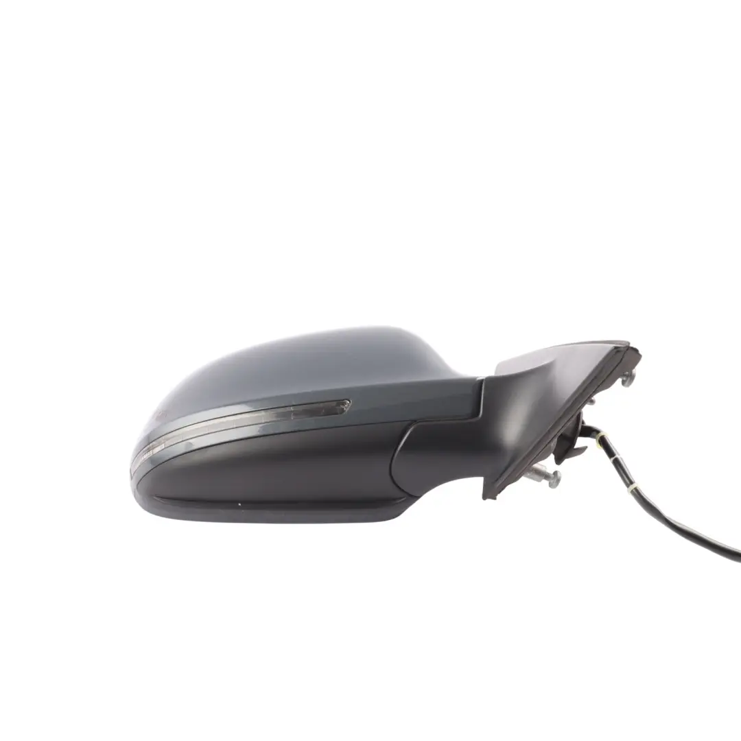 Audi A4 B8 Electric Wing Mirror Right O/S Meteor Grey Pearl - Z7H - SKU RHD-8K2857410D-MGR - Part number 8K2857410D